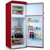 Lodówka ETA Storio 253490030E Retro 148.2cm Czerwona Położenie zamrażarki Na górze