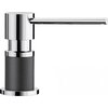Zlewozmywak BLANCO Supra 340-U + Bateria BLANCO Catris-S 521476 Chrom + Młynek do rozdrabniania odpadów TEKA TR 550 + Dozownik BLANCO Lato 525810 Antracyt/Chrom Typ Podwieszany