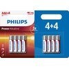 Baterie AAA LR03 PHILIPS Power Alkaline (8 szt.)