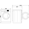 Pralka WHIRLPOOL FFB 8258 BSV PL FreshCare 8kg 1200 obr Steam Refresh Funkcje dodatkowe Kontrola piany