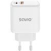Ładowarka sieciowa SAVIO LA-06 30W Biały Rodzaj złącza USB - 1 szt.