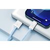 Kabel USB - Lightning BASEUS Dynamic 2m Niebieski Wyświetlacz LCD Nie
