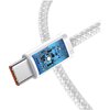 Kabel USB-C - USB-C BASEUS Dynamic 100W 1m Biały Gwarancja 12 miesięcy