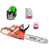 Piła spalinowa NAC CST45-40-02AC + Olej NAC SR 2L + Olej do kosiarki NAC 2T Mix 0.5L + Kask VERTO 97H300