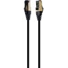 Kabel RJ-45 - RJ-45 CABLEEXPERT PP8-LSZHCU-BK-7.5M 7.5 m Przepustowość 40 Gb/s