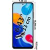 Smartfon XIAOMI Redmi Note 11 4/64GB 6.43" 90Hz Grafitowy Aparat Tylny 50 Mpx + 8 Mpx + 2x2 Mpx, Przedni 13 Mpx