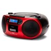 Radioodtwarzacz AIWA BBTC-660DAB Bluetooth Czarno-czerwony Radio Cyfrowe z syntezą PLL