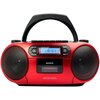 Radioodtwarzacz AIWA BBTC-550RD Czarno-czerwony Standardy odtwarzania CD-R/RW