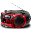 Radioodtwarzacz AIWA BBTC-550RD Czarno-czerwony Standardy odtwarzania CD-Audio