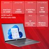 Laptop ACER Swift X SFX16-52G-55DL 16" IPS i5-1240P 16GB RAM 512GB SSD Arc A370M Windows 11 Home Maksymalna częstotliwość taktowania procesora [GHz] 4.4 (Turbo)