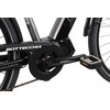 Rower elektryczny BOTTECCHIA E-City Evo Man M22 28 cali Czarno-szary Maksymalny zasięg Do 100 km