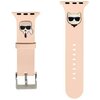Pasek KARL LAGERFELD Karl & Choupette Heads do Apple Watch (42/44/45mm) Różowy