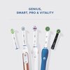 Oryginalna końcówka szczoteczki ORAL-B 3D White 18-2 N (2 szt.) (Unikalna nakładka polerująca) Miękkość włosia Średnia