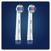 Oryginalna końcówka szczoteczki ORAL-B 3D White 18-2 N (2 szt.) (Unikalna nakładka polerująca) Zalety Silikonowy element do polerowania