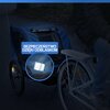 Przyczepka rowerowa BICYCLE GEAR Doggyride dla Zwierząt Niebiesko-czarny Funkcje Możliwość złożenia