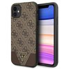 Etui GUESS 4G Triangle do Apple iPhone 11/Xr Brązowy