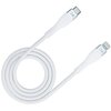 Kabel USB-C - Lightning 3MK Hyper Silicone Cable 1 m Biały Rodzaj Kabel telefoniczny