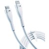 Kabel USB-C - Lightning 3MK Hyper Silicone Cable 1 m Biały Gwarancja 12 miesięcy