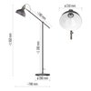 Lampa podłogowa EMOS Z7610 wysokość 155 cm Ilość źródeł światła 1