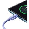 Kabel USB - USB-C BASEUS Crystal Shine 100W 2 m Fioletowy Gwarancja 24 miesiące