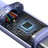 Kabel USB - USB-C BASEUS Crystal Shine 100W 2 m Fioletowy Dedykowany model Urządzenia posiadające port USB Typ-C