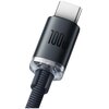 Kabel USB - USB-C BASEUS Crystal Shine 100W 1.2 m Czarny Rodzaj Kabel