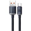 Kabel USB - USB-C BASEUS Crystal Shine 100W 1.2 m Czarny Długość [m] 1.2