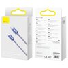Kabel USB-C - USB-C BASEUS Crystal Shine 100W 1.2 m Fioletowy Długość [m] 1.2