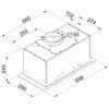 Okap GLOBALO Viledo 60.1 Inox 415m3/h 66dB klasa C Szerokość [cm] 59.8