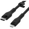 Kabel USB-C - Lightning BELKIN Silicone 1m Czarny Typ USB-C - Lightning