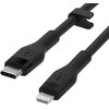 Kabel USB-C - Lightning BELKIN Silicone 3m Czarny Obsługiwane zasilanie [W] do 60