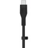 Kabel USB-C - Lightning BELKIN Silicone 3m Czarny Długość [m] 3