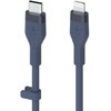 Kabel USB-C - Lightning BELKIN Silicone 3m Niebieski Gwarancja 24 miesiące