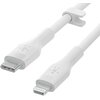 Kabel USB-C - Lightning BELKIN Silicone 2m Biały Długość [m] 2