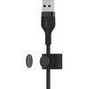 Kabel USB - Lightning BELKIN Braided Silicone 2m Czarny Typ USB - Lightning