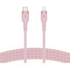 Kabel USB-C - Lightning BELKIN Braided Silicone 1m Różowy Rodzaj Kabel