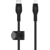 Kabel USB-C - Lightning BELKIN Braided Silicone 2m Czarny