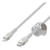 Kabel USB-C - Lightning BELKIN Braided Silicone 3m Biały Długość [m] 3