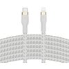 Kabel USB-C - Lightning BELKIN Braided Silicone 3m Biały Rodzaj Kabel