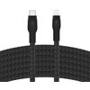 Kabel USB-C - Lightning BELKIN Braided Silicone 3m Czarny Rodzaj Kabel