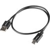 Kabel USB-A - USB-C LANBERG CA-USBO-15CU-0005-BK 0.5 m Rodzaj Kabel