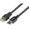 Przedłużacz USB-A - USB-A LANBERG CA-USBE-15CU-0010-BK 1 m