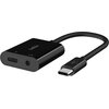 Adapter USB Typ-C - USB Typ-C/Jack 3.5mm BELKIN NPA004BTBK