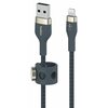 Kabel USB - Lightning BELKIN Braided Silicone 1 m Niebieski Długość [m] 1