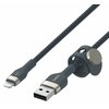 Kabel USB - Lightning BELKIN Braided Silicone 1 m Niebieski Gwarancja 24 miesiące