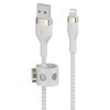 Kabel USB - Lightning BELKIN Braided Silicone 1 m Biały Rodzaj Kabel