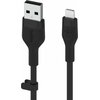 Kabel USB - Lightning BELKIN Silicone 1 m Czarny Długość [m] 1