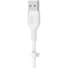 Kabel USB - Lightning BELKIN Silicone 1 m Biały Gwarancja 24 miesiące