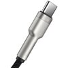 Kabel USB - USB-C BASEUS Cafule Metal 0.25 m Czarny Obsługiwane zasilanie [W] do 66