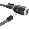 Zapięcie rowerowe KRYPTONITE Kryptoflex 1218 Linka Czarny Materiał Stal